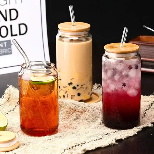 Stilrent glass til iskaffe, iste og smoothie – 450ml