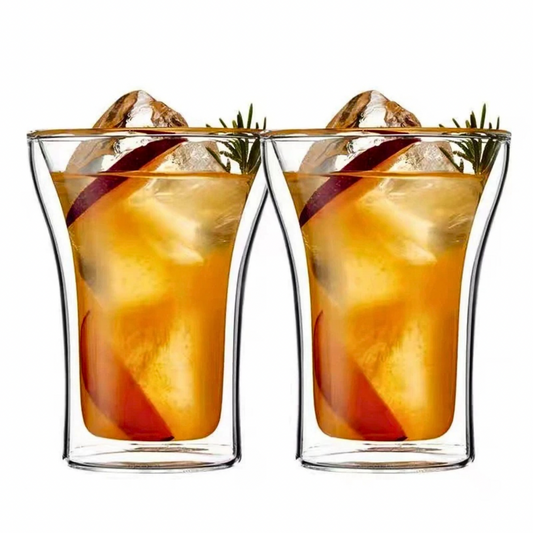 250ml dobbeltvegget glass – varme- og kuldebestandig