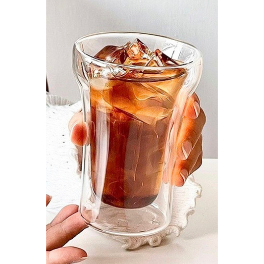 250ml dobbeltvegget glass – varme- og kuldebestandig