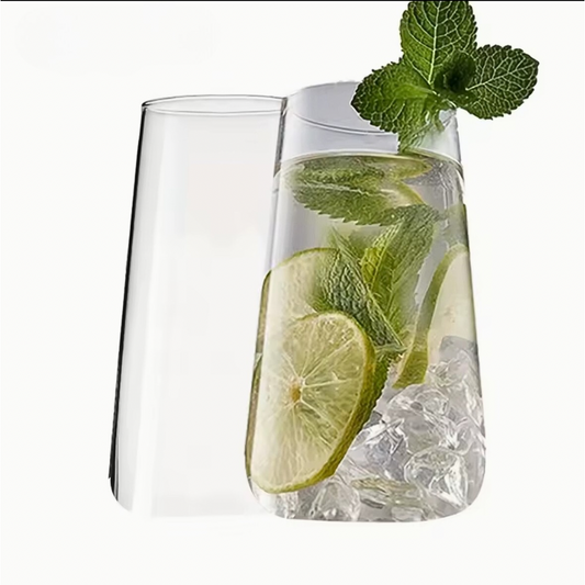 Høye drikkeglass i klart glass – 2 pk