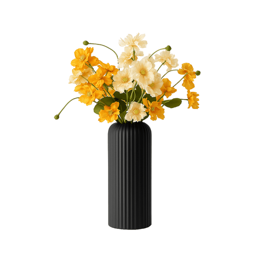STRIPE Vase i Keramikkstil
