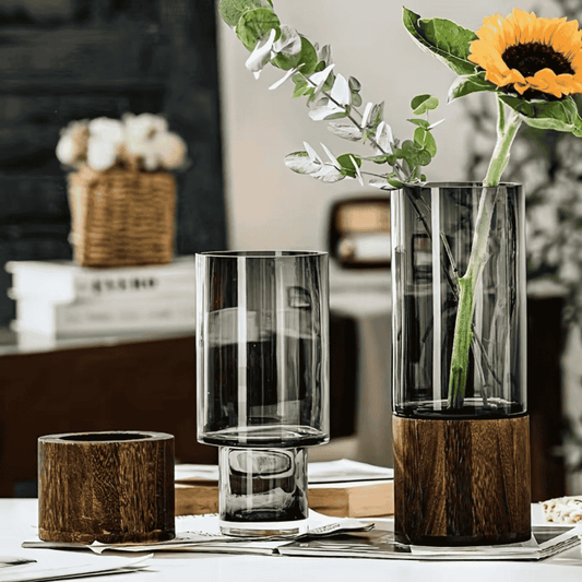 NATURAL Vase i Klart Glass
