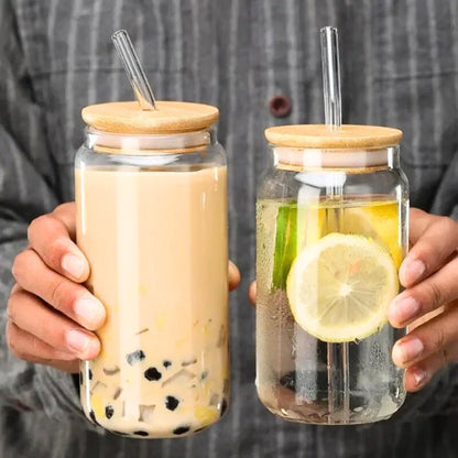 Stilrent glass til iskaffe, iste og smoothie – 450ml