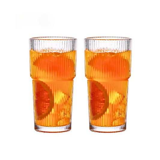 Iskaffe & Drikkeglass med Lokk og Glassugerør – 600 ml